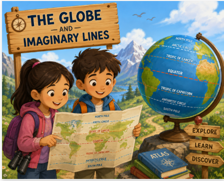 Children exploring / travelling with a map